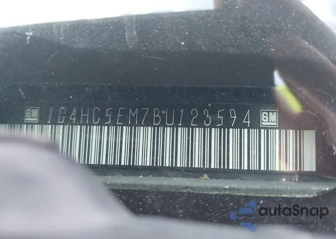 2011 Buick Lucerne Cxl from USA, damaged, VIN 1G4HC5EM7BU123594